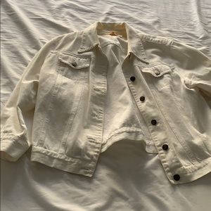White Jean jacket